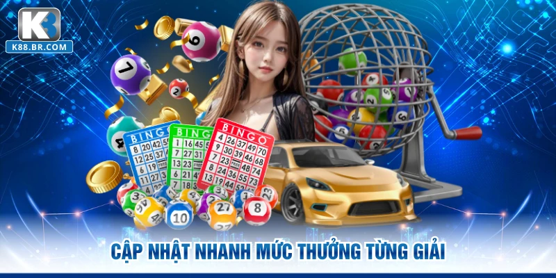 Cập nhật nhanh mức thưởng từng giải