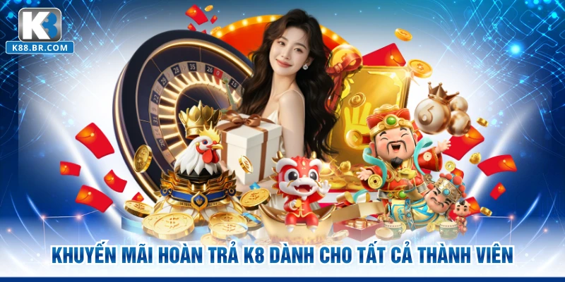 Khuyến mãi hoàn trả K8 dành cho tất cả thành viên